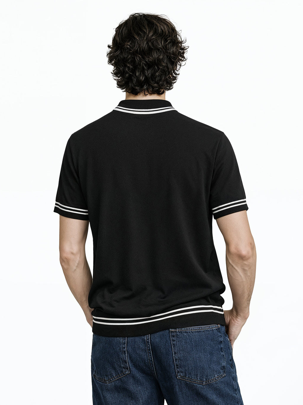 Chevron Jacquard Polo
