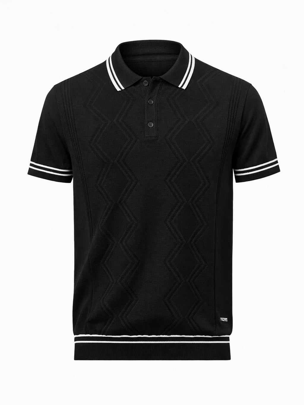 Chevron Jacquard Polo