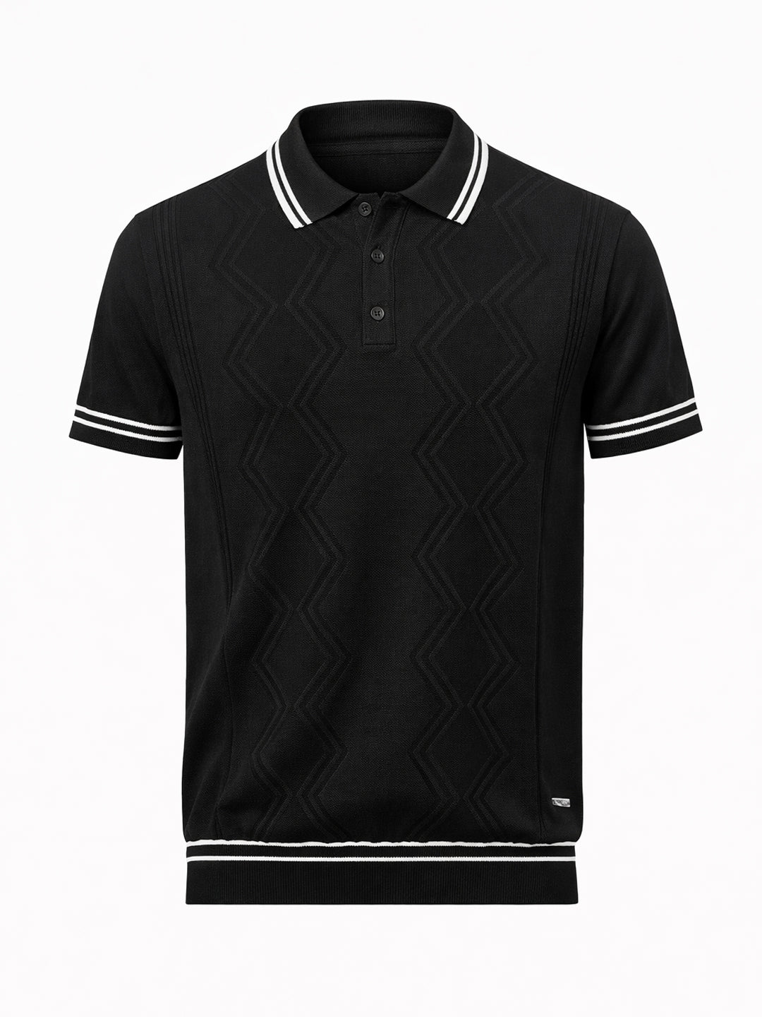 Chevron Jacquard Polo