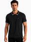 Contrast Tipped Polo T-Shirt