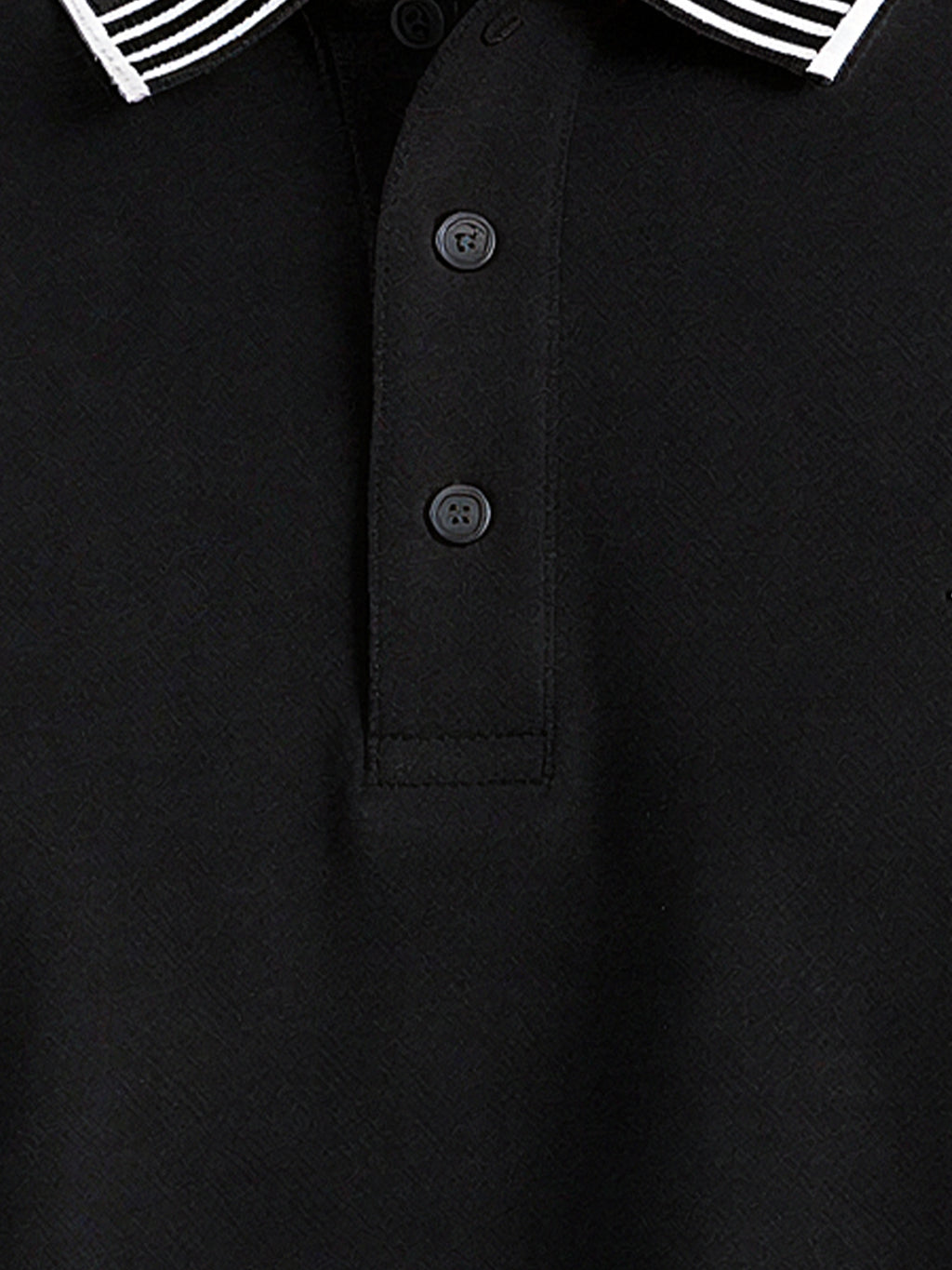Contrast Tipped Polo T-Shirt