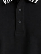 Contrast Tipped Polo T-Shirt