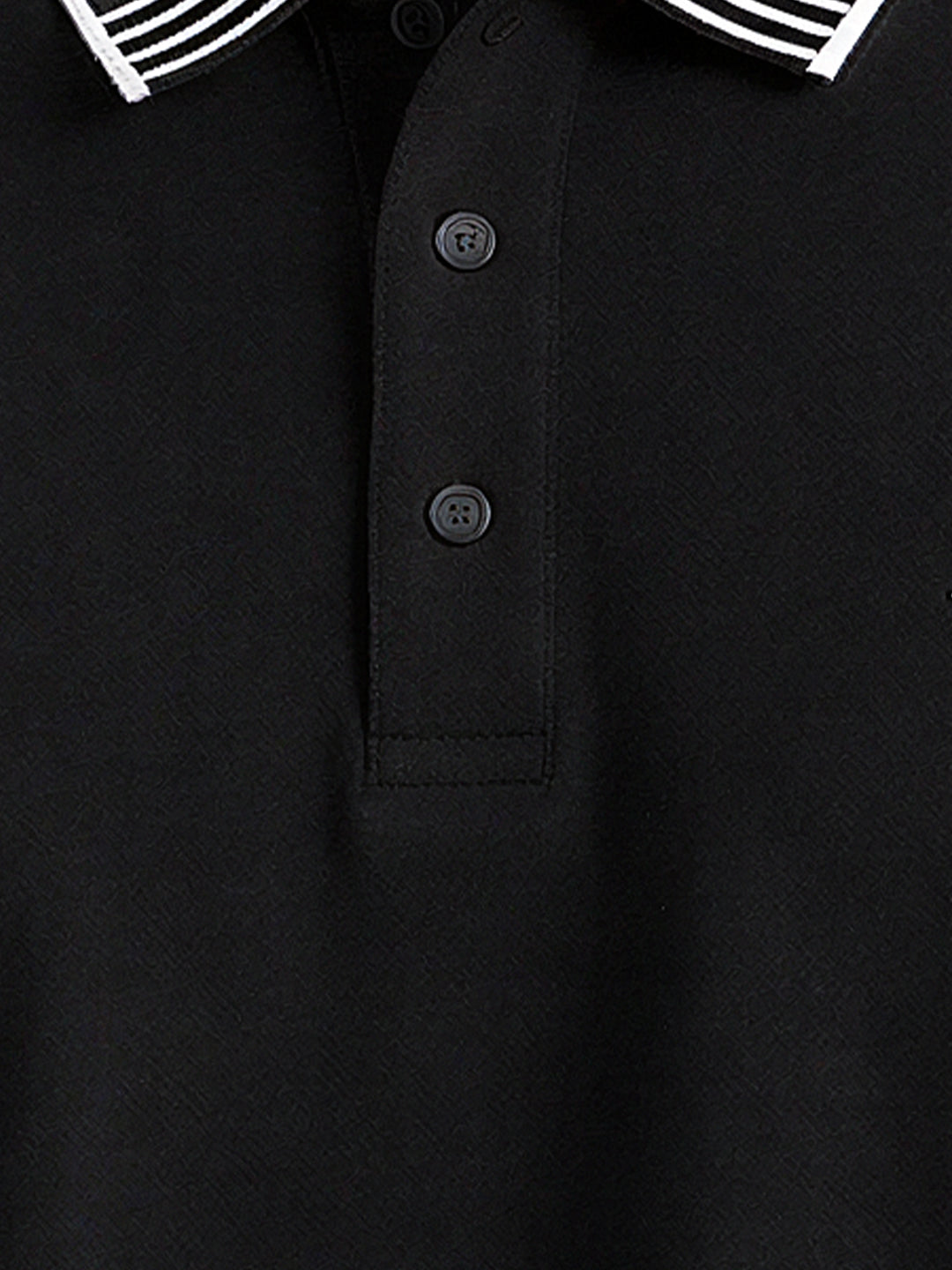 Contrast Tipped Polo T-Shirt