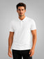 White Solid Polo T-Shirt