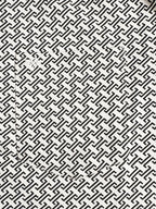 White Geometric Print Polo T-shirt
