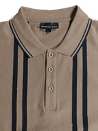 Vertical Stripe Polo T-shirt