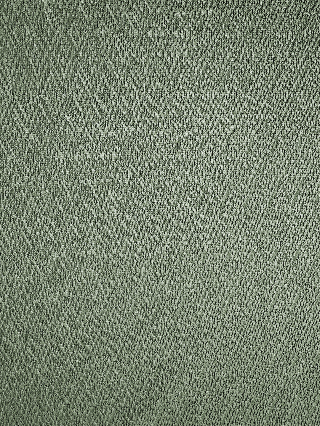 Olive Textured Zip Polo
