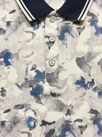 Blue Mirage Botanical Print Polo