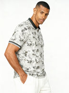 Olive Mirage Print Polo