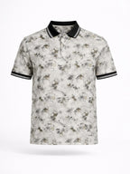 Olive Mirage Print Polo