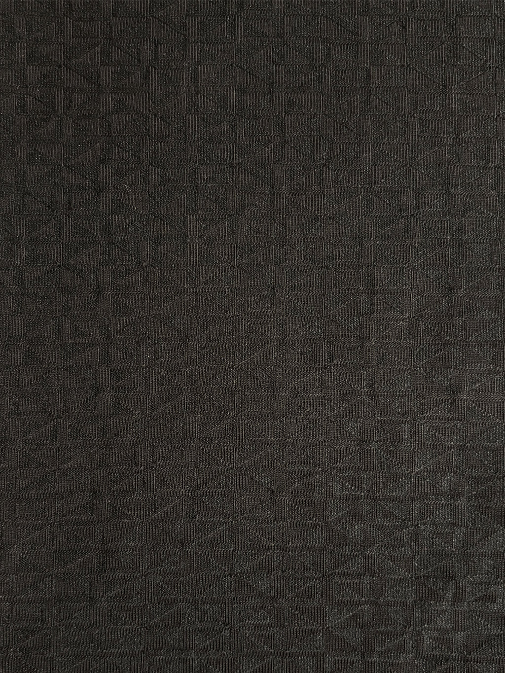 Black Textured Polo T-Shirt