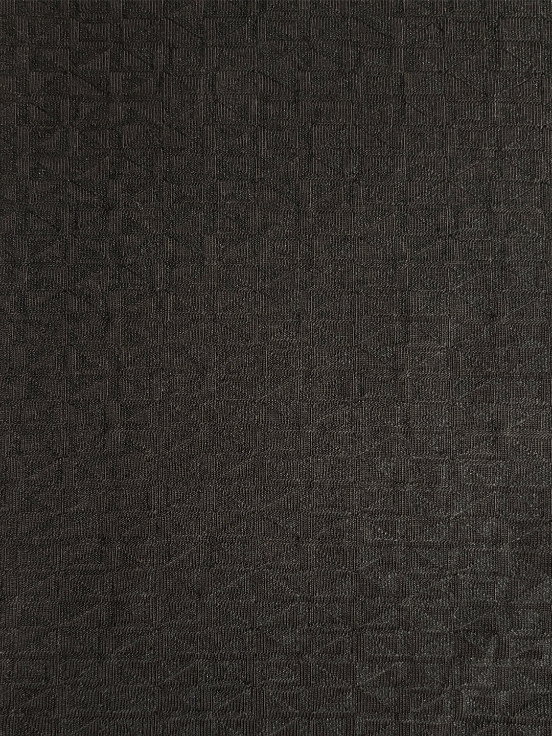 Black Textured Polo T-Shirt