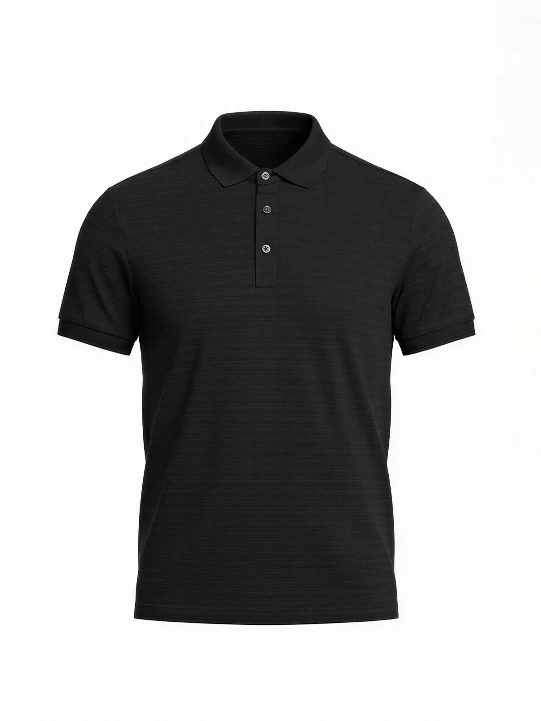Textured Solid Polo T-Shirt Secondary image