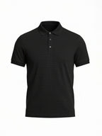 Textured Solid Polo T-Shirt