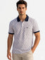 Geometric Printed Polo T-shirt