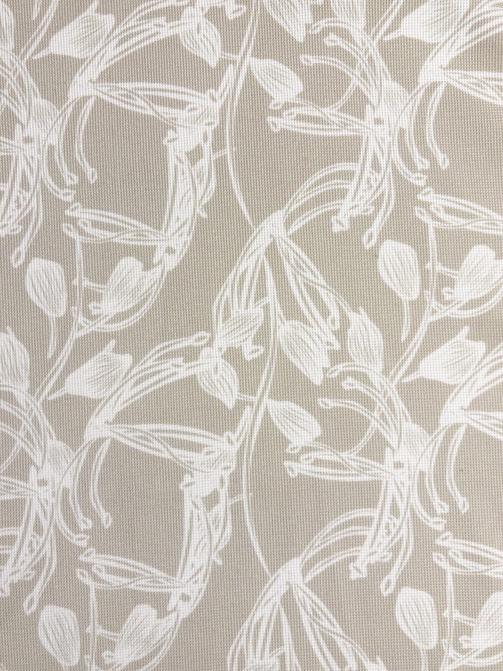 Beige Botanical Print Polo