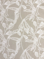 Beige Botanical Print Polo