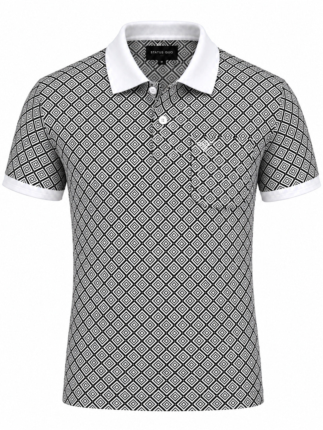 Men's Regular Fit Striped Polo T-Shirt