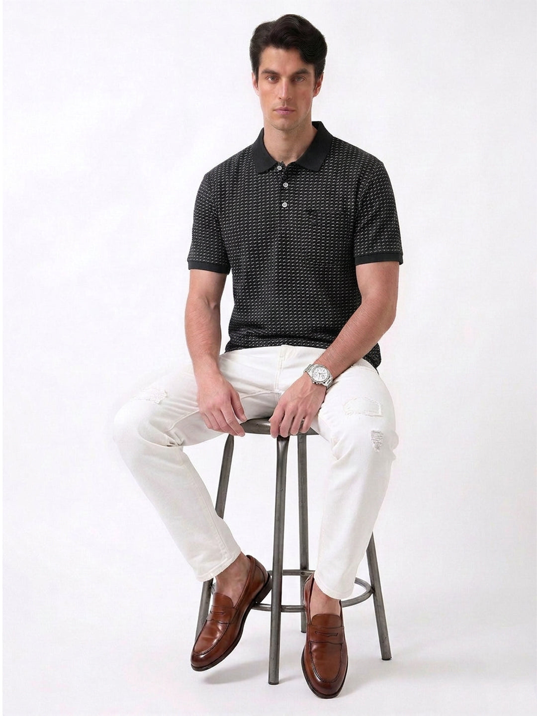 Status Quo |Men's Stylish Polo T-shirt - S, M, L, XL, XXL, 3XL, 4XL, 5XL Main image