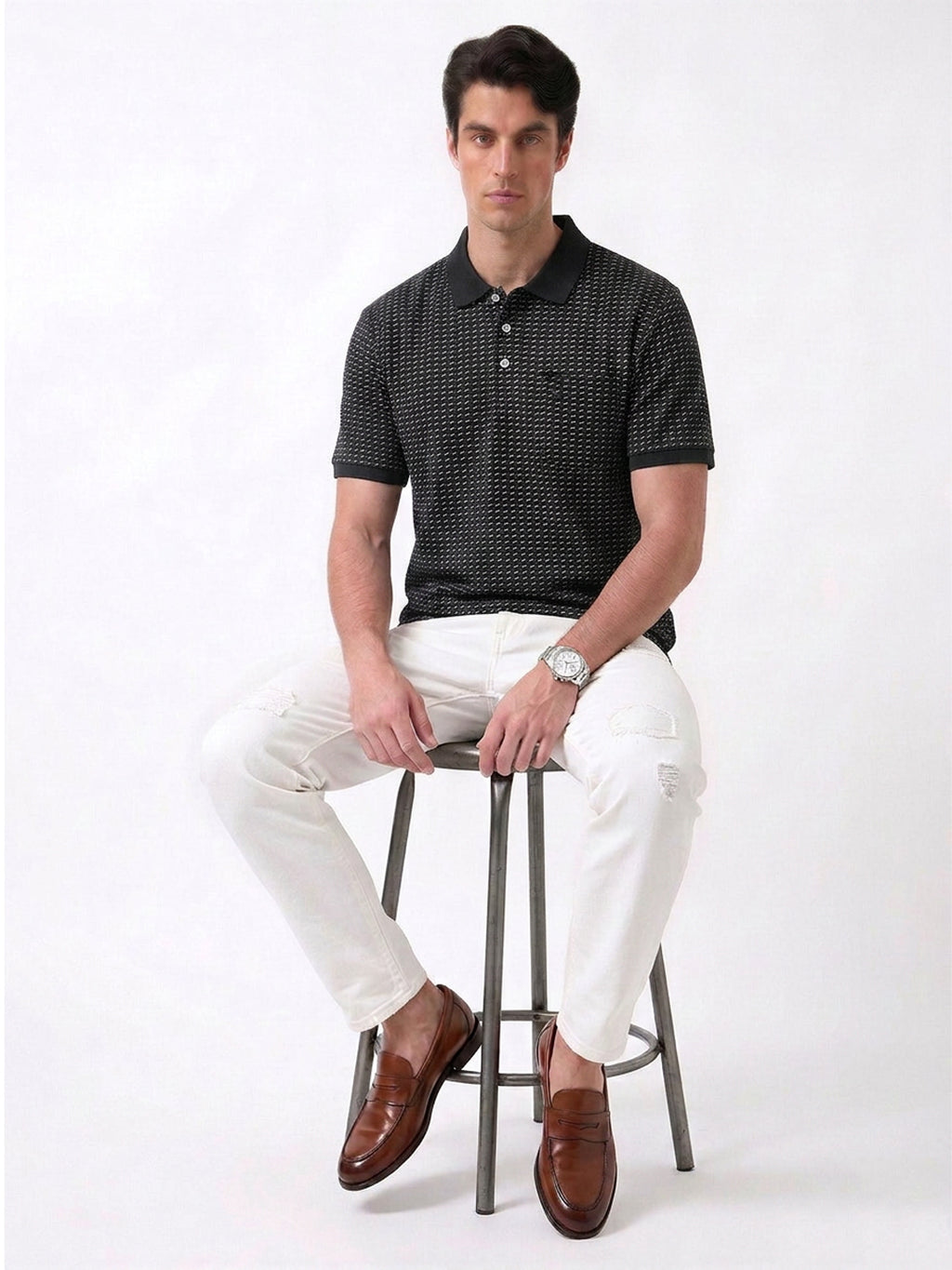 Status Quo |Men's Stylish Polo T-shirt - S, M, L, XL, XXL, 3XL, 4XL, 5XL