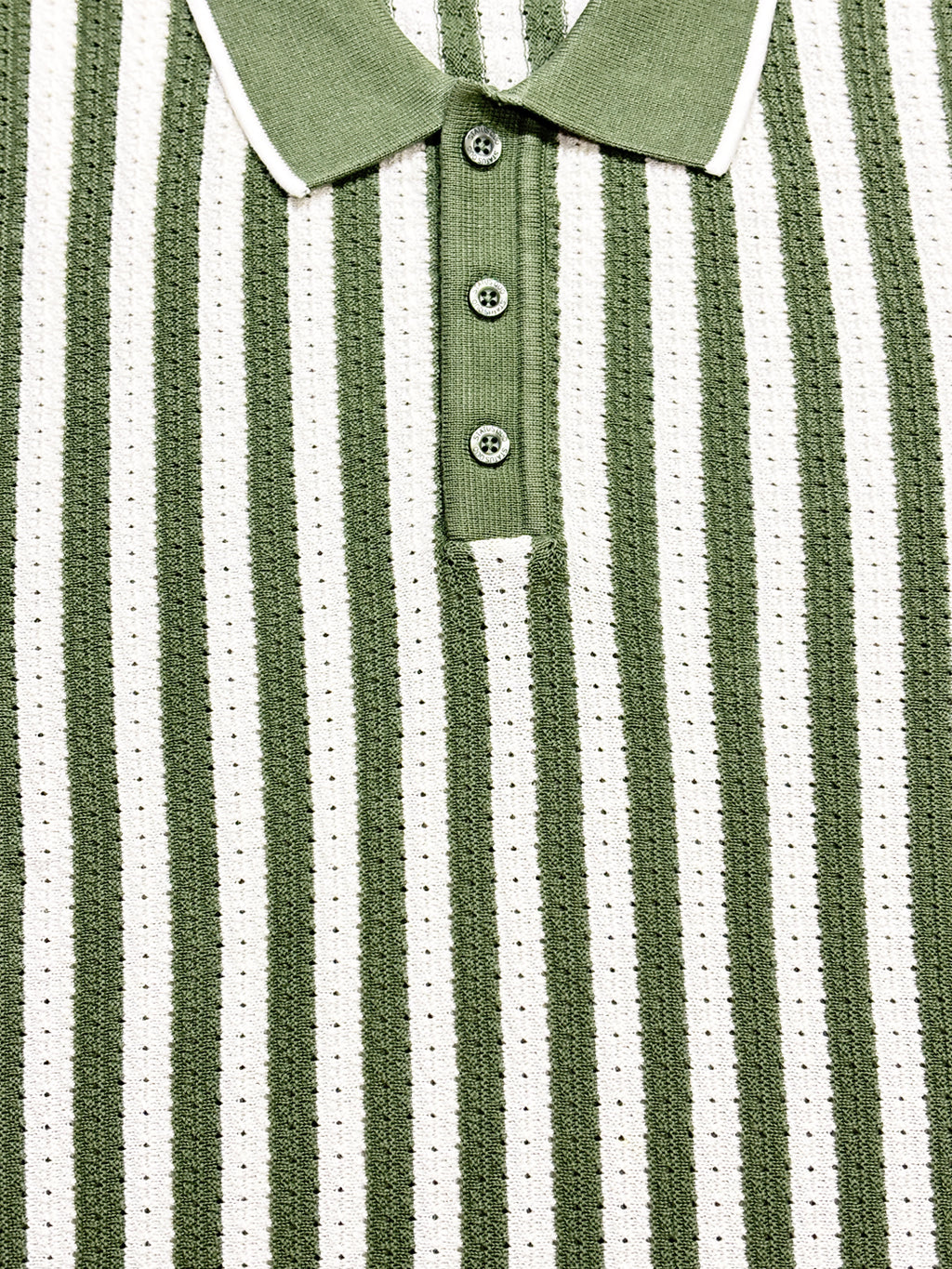 Sagecrest Vertical Stripe Knit Polo
