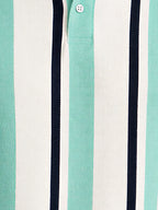 Striped Polo Collar Regular Fit T-Shirt