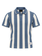 Men's Striped Polo Collar Regular Fit T-Shirt