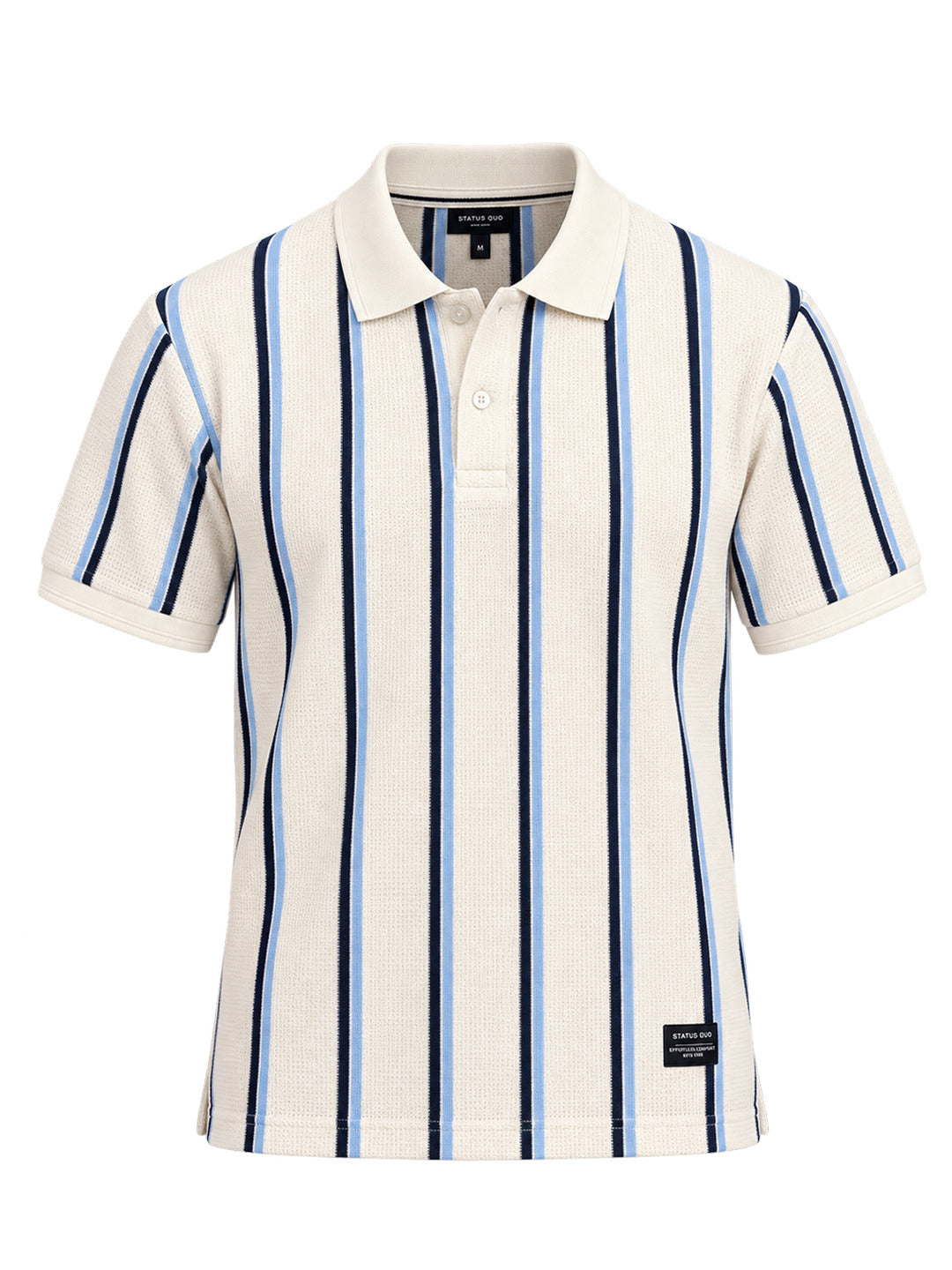 Men's Striped Regular Fit Polo T-Shirt
