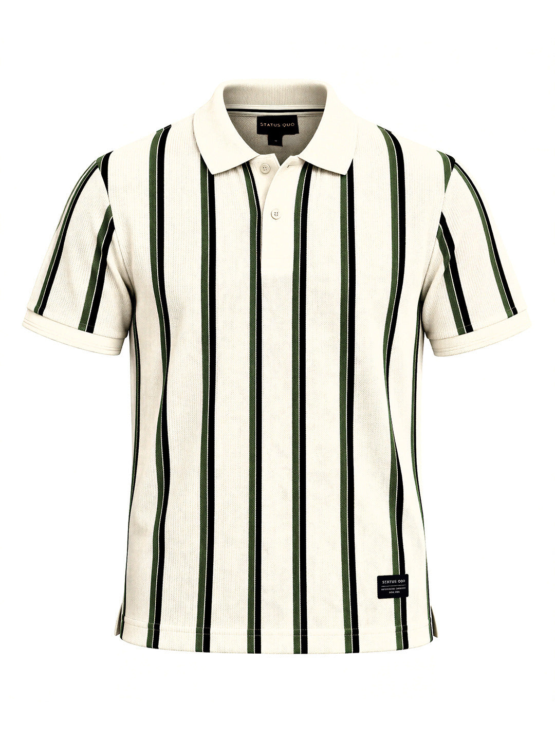 Men's Striped Regular Fit Polo T-Shirt