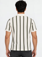 Men's Striped Regular Fit Polo T-Shirt