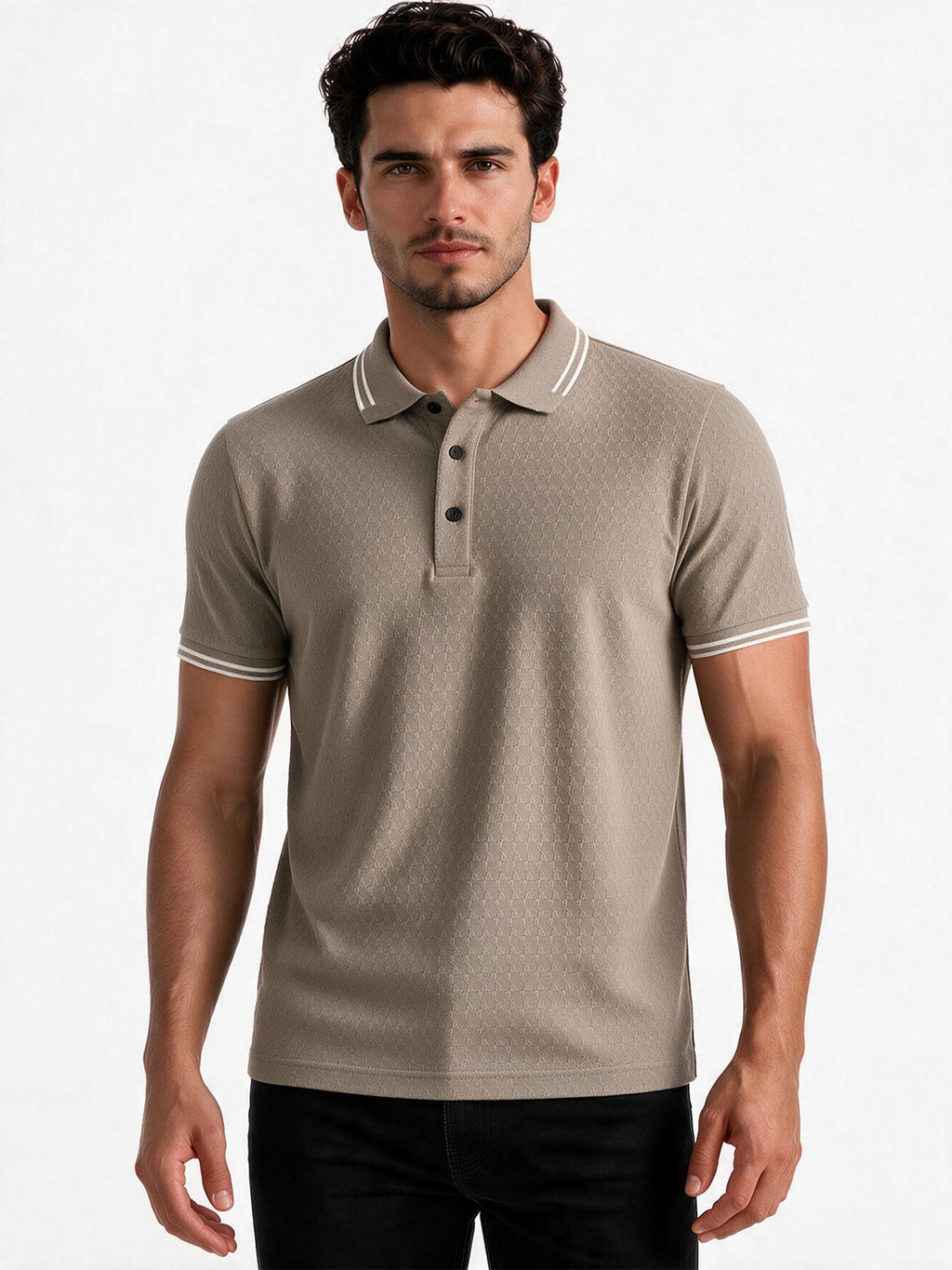 Jacquard Polo T-shirt