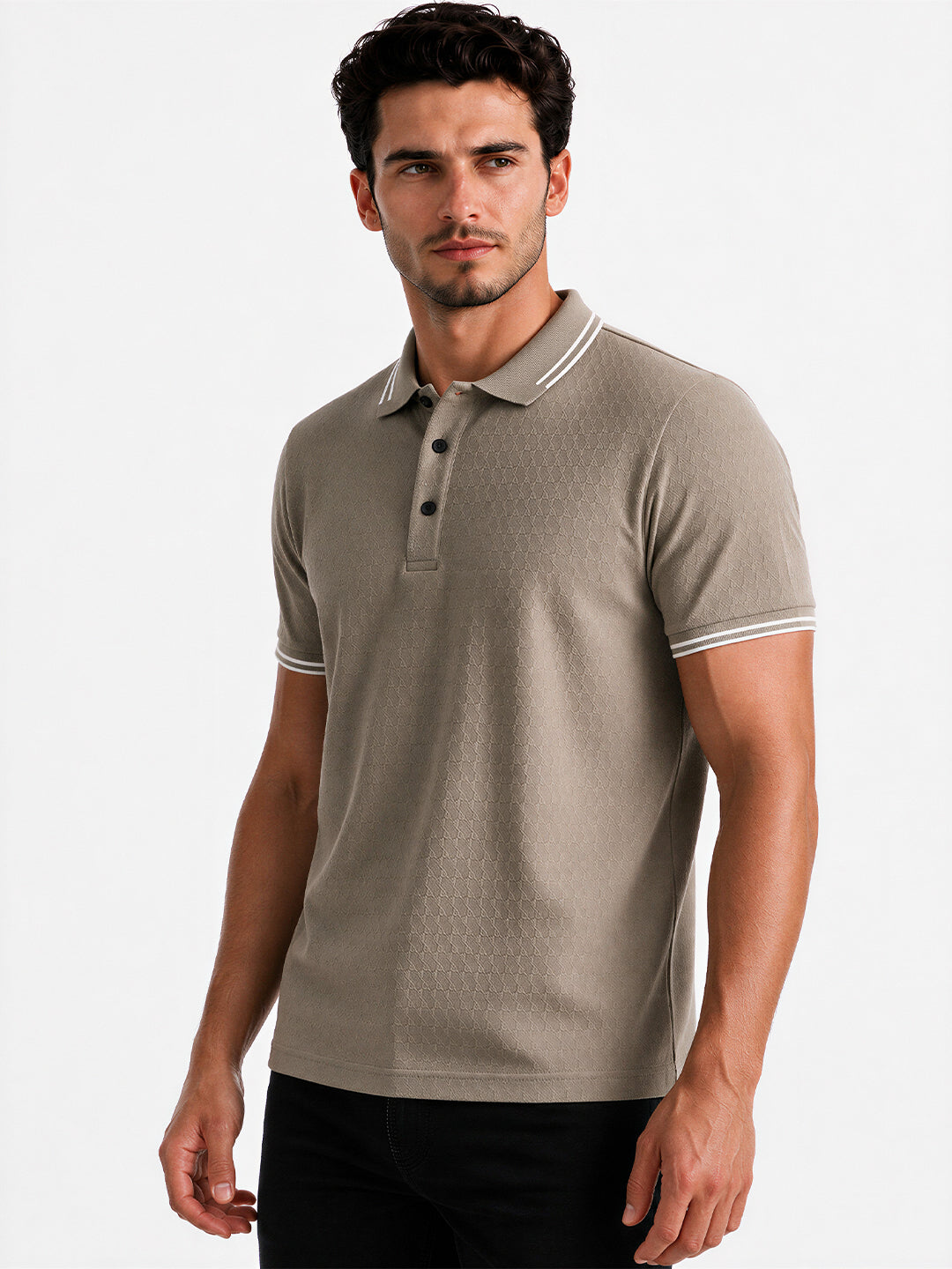 Jacquard Polo T-shirt