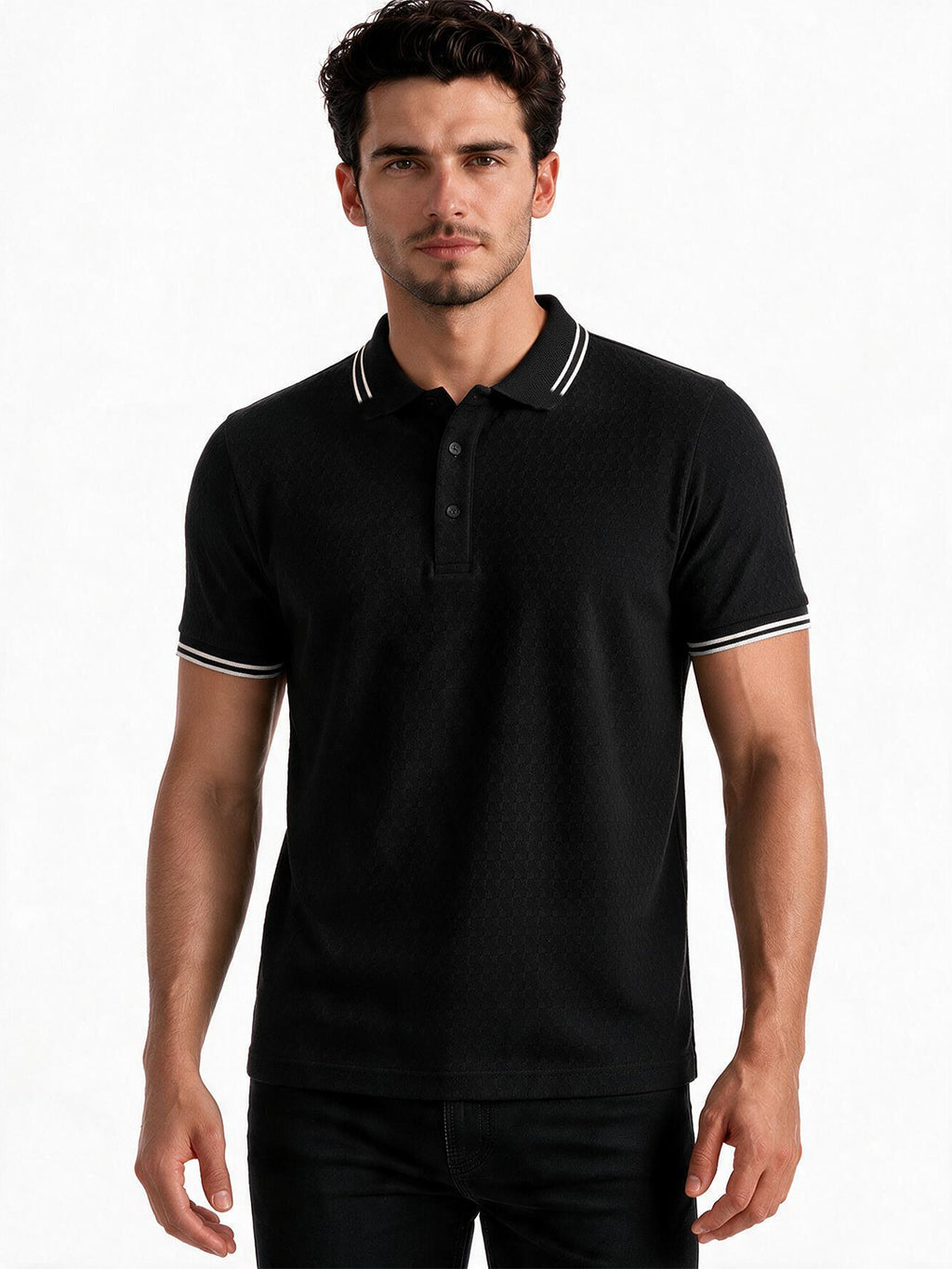Jacquard Polo T-shirt