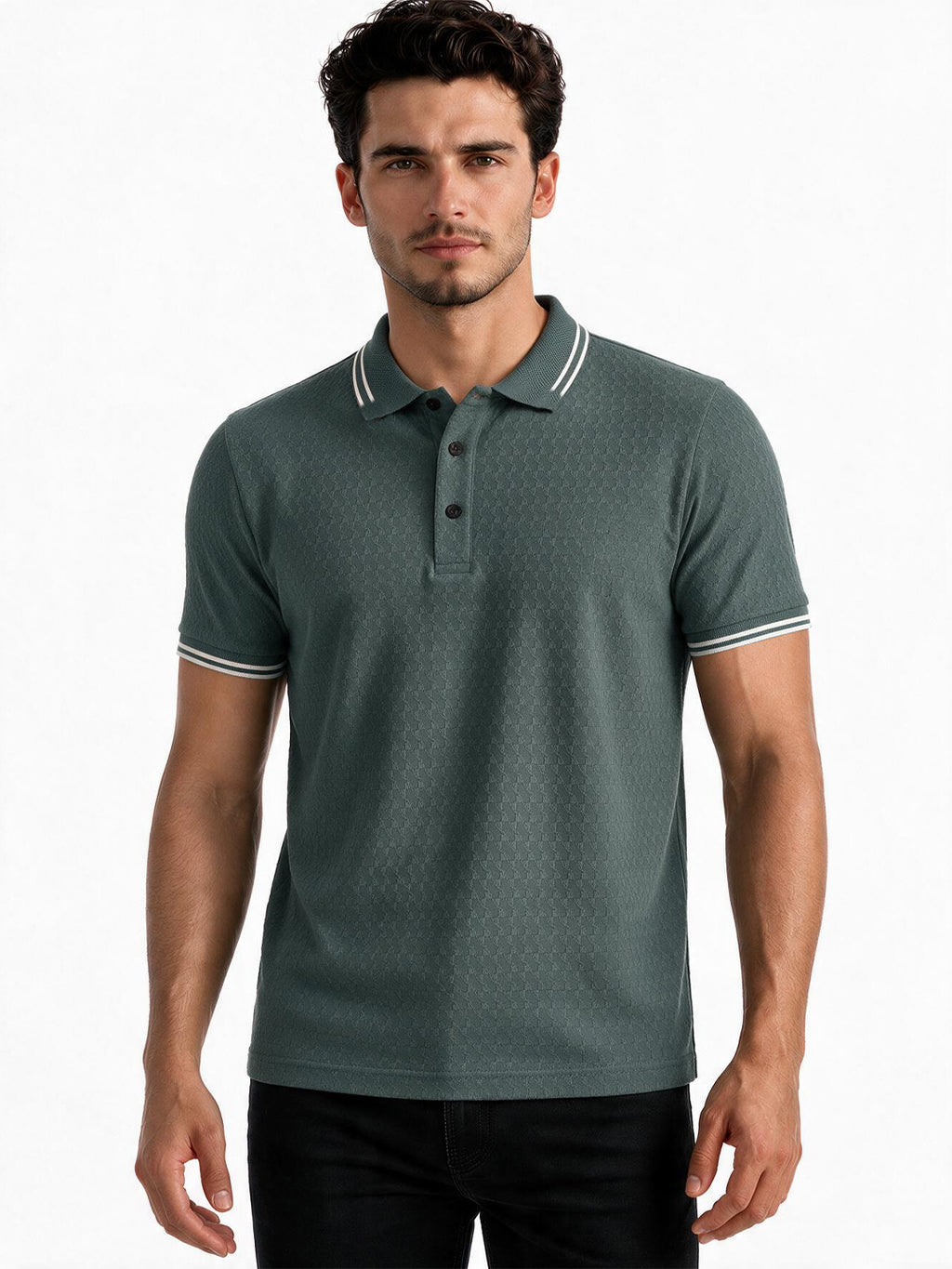 Jacquard Polo T-shirt