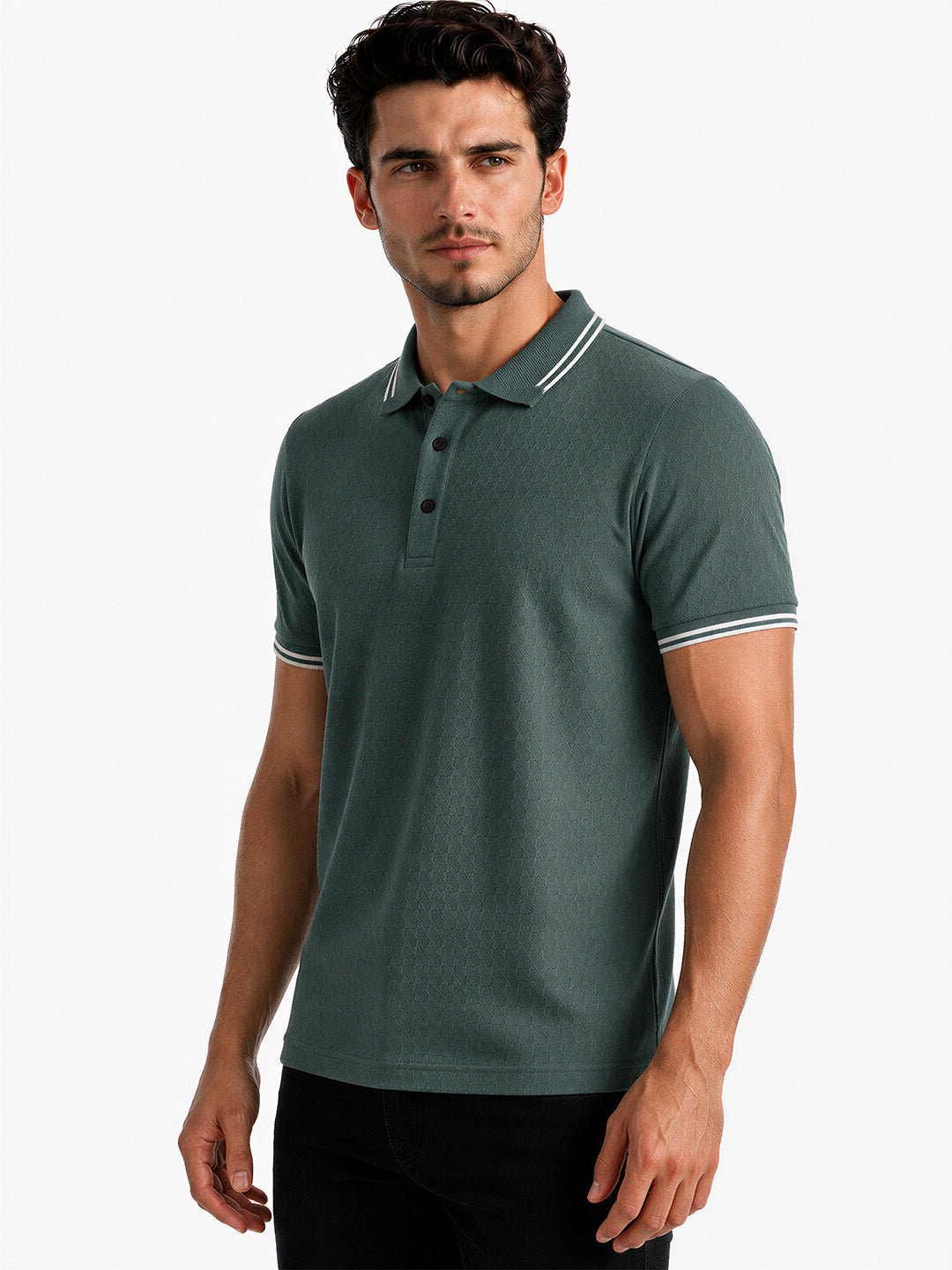 Jacquard Polo T-shirt