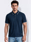 Men's Cotton Blend Jacquard Polo Collar Regular Fit T-Shirt