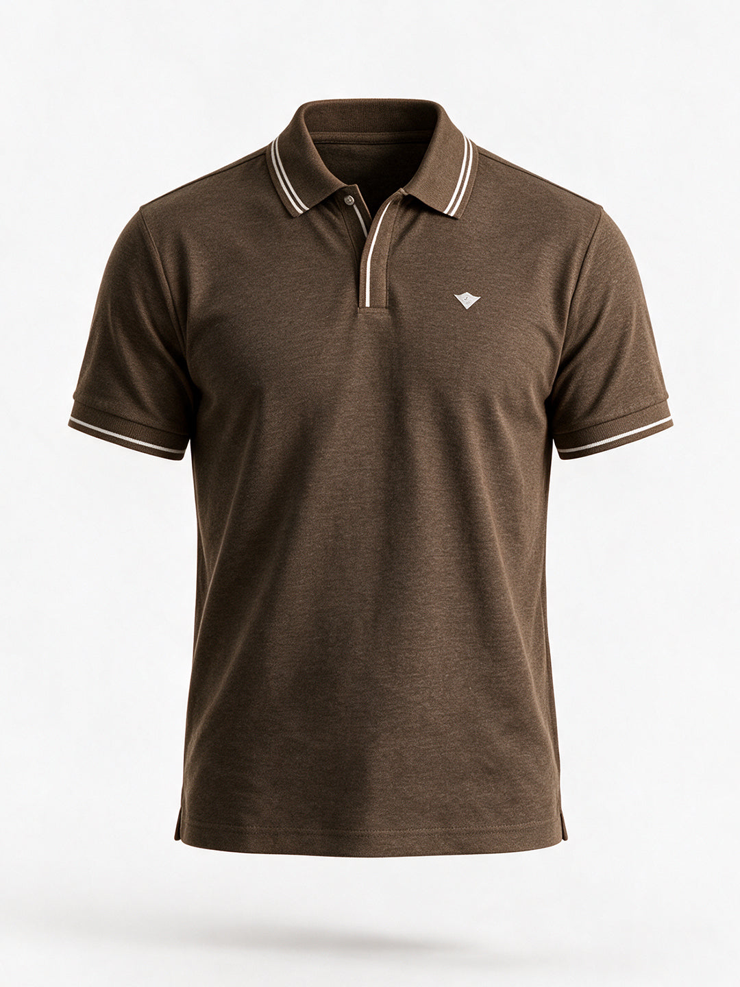 Brown Twin Tipped Polo