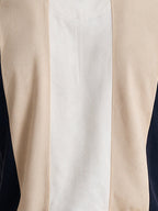 Men's Colourblocked Cotton Polo Collar Regular Fit T-Shirt