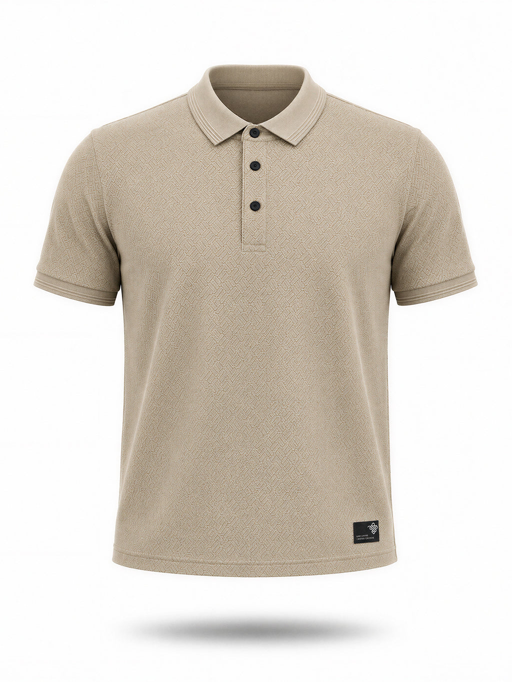 Textured Polo T-shirt