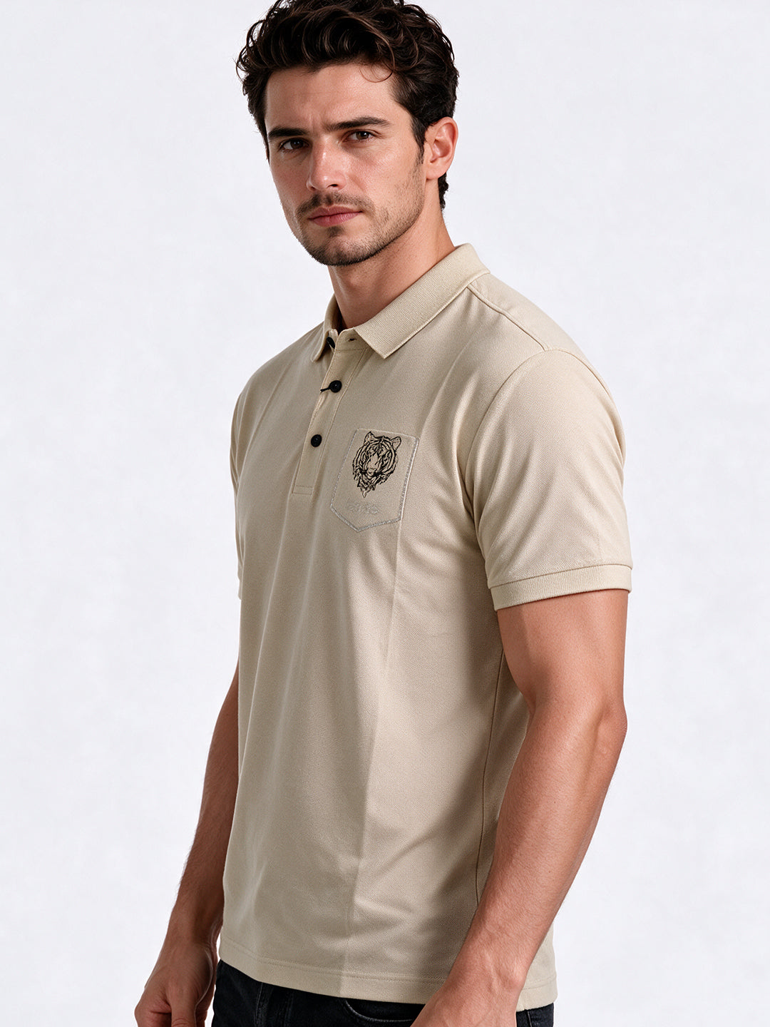 Men's Polo Collar Regular Fit T-Shirt