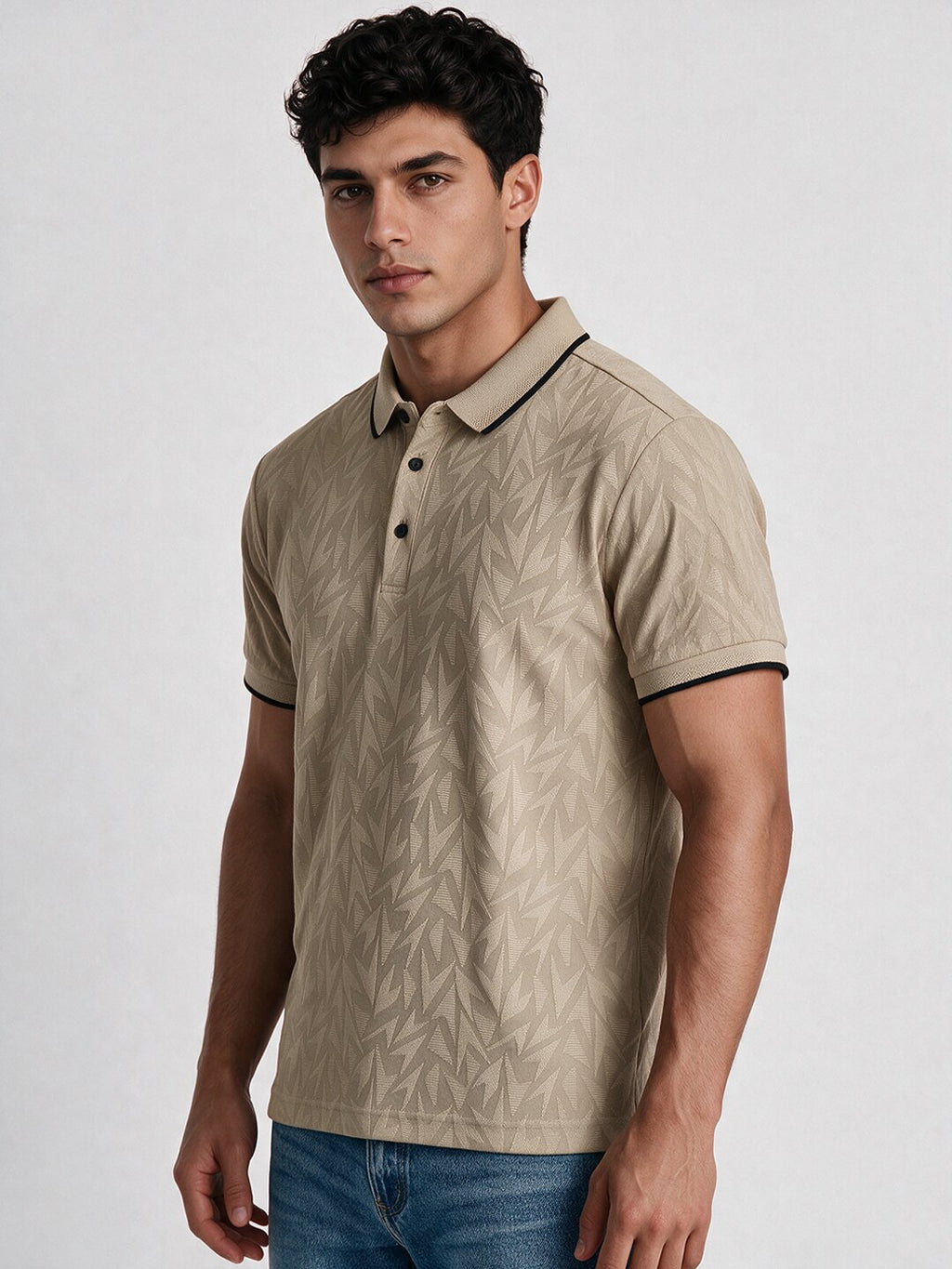 Men's Polo Collar Regular Fit T-Shirt