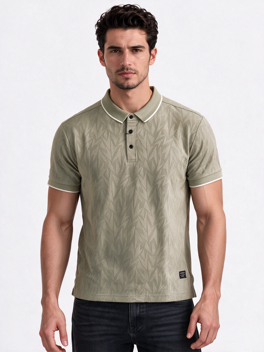 Men's Polo Collar Regular Fit T-Shirt