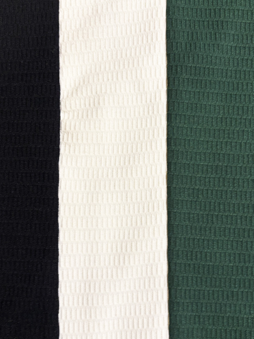 Bottle Green Color Block Knit Polo T-shirt