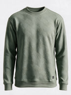 Men's Blended Round Neck Regular Fit Sweatshirt