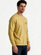 Mustard Regular Fit Sweatshirt