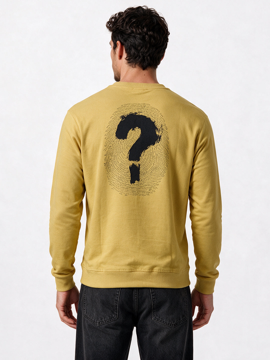 Mustard Regular Fit Sweatshirt