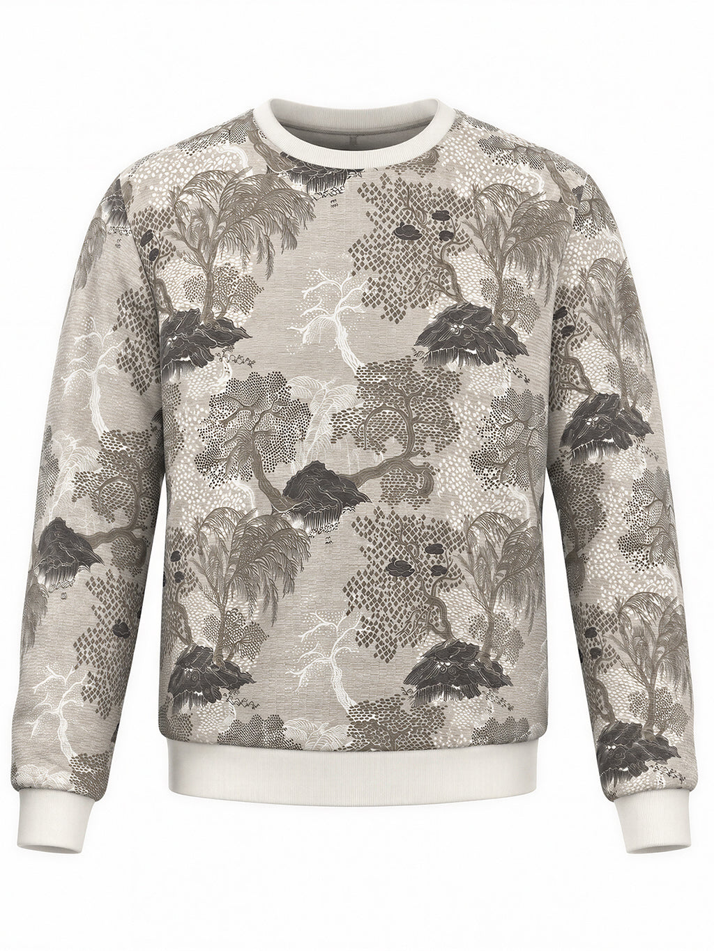 Botanical Printed Sweatshirt