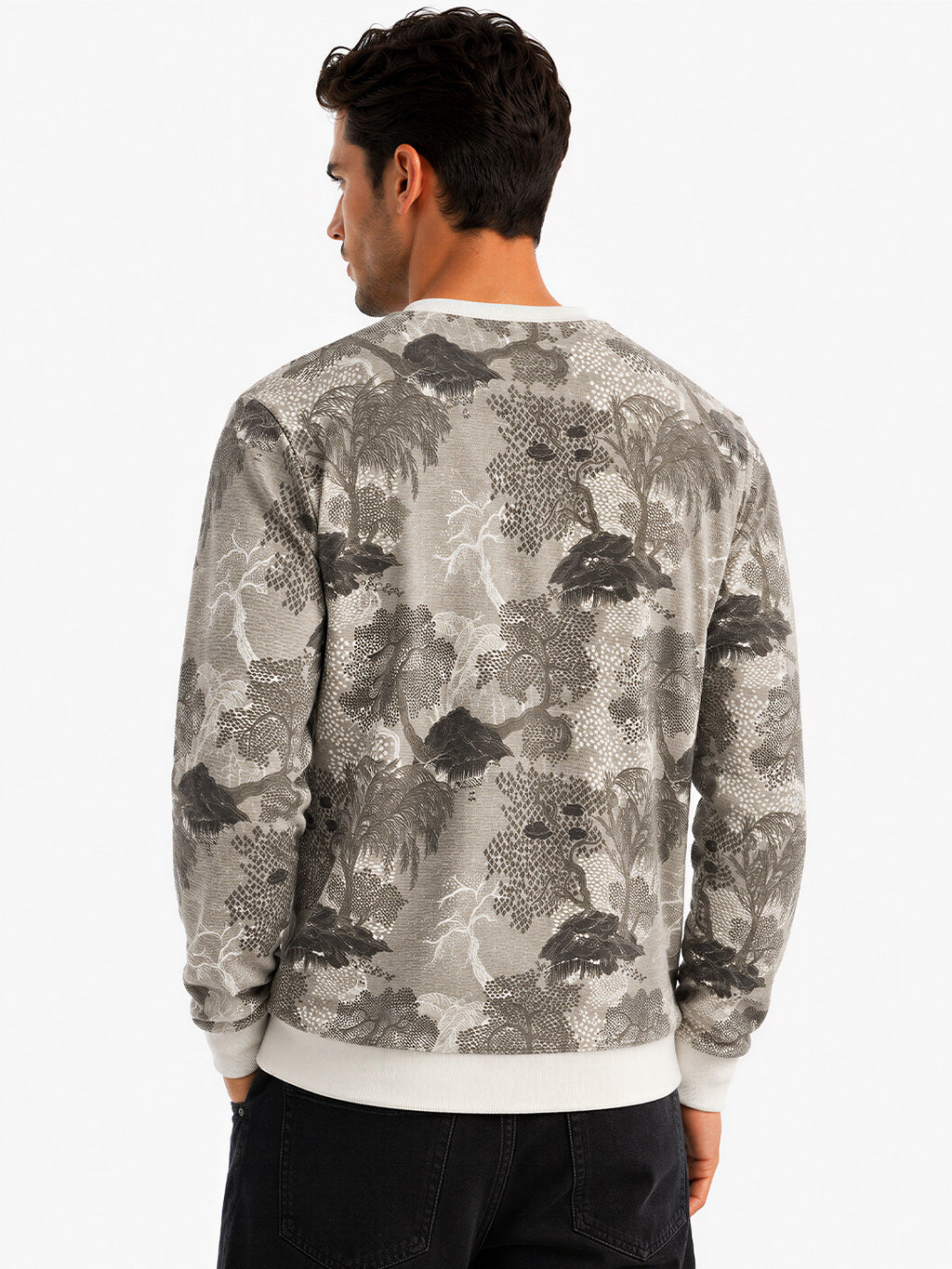 Botanical Printed Sweatshirt