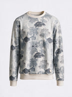 Solid Regular Fit Round Neck Long Sleeve Sweatshirt