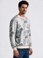Solid Regular Fit Round Neck Long Sleeve Sweatshirt